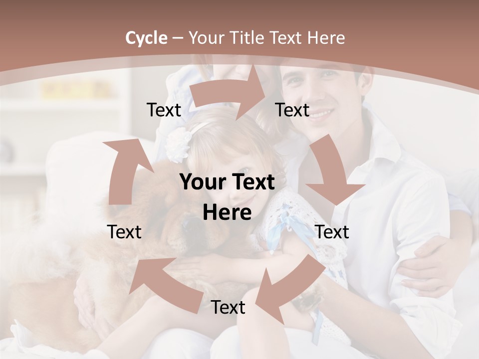 Smiling Happiness Girl PowerPoint Template