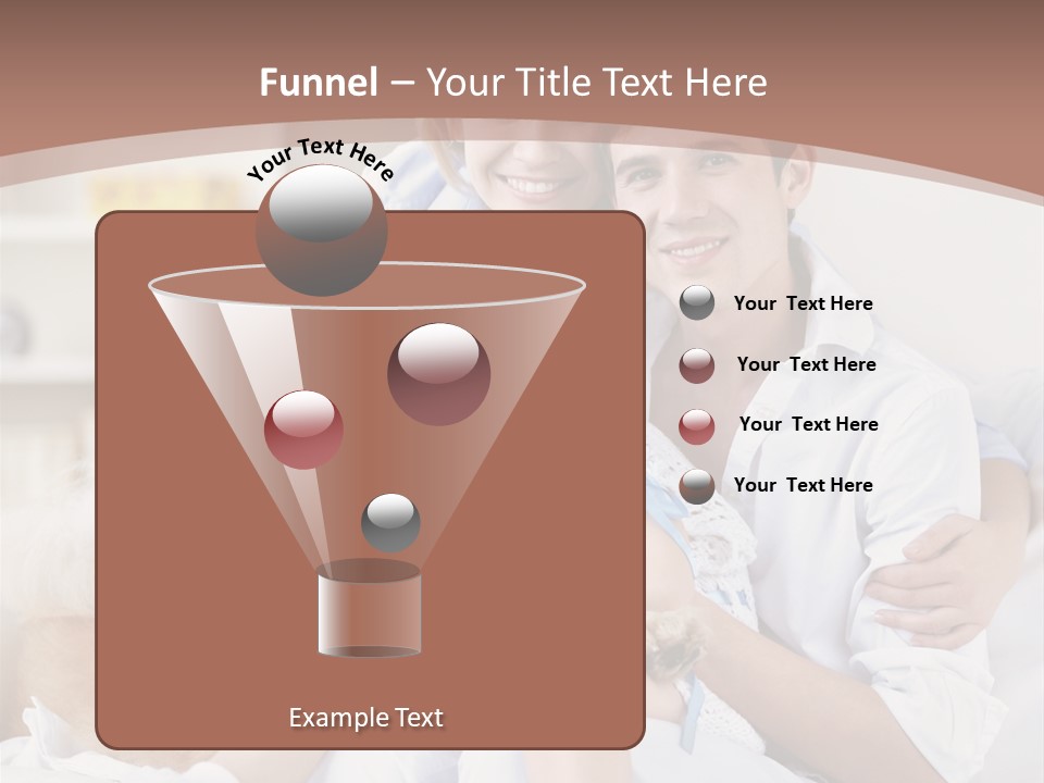 Smiling Happiness Girl PowerPoint Template