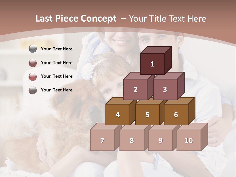 Smiling Happiness Girl PowerPoint Template