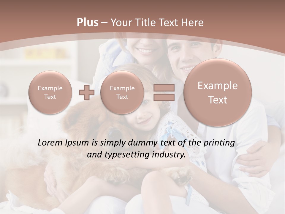 Smiling Happiness Girl PowerPoint Template