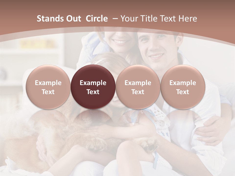 Smiling Happiness Girl PowerPoint Template