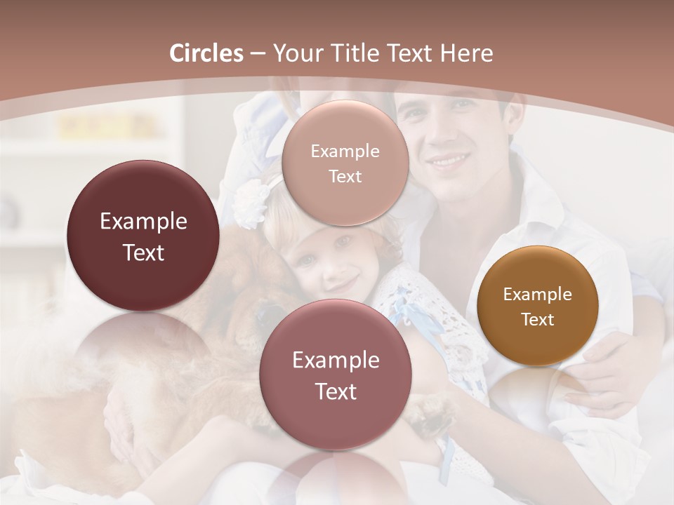 Smiling Happiness Girl PowerPoint Template