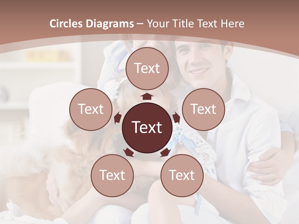 Smiling Happiness Girl PowerPoint Template