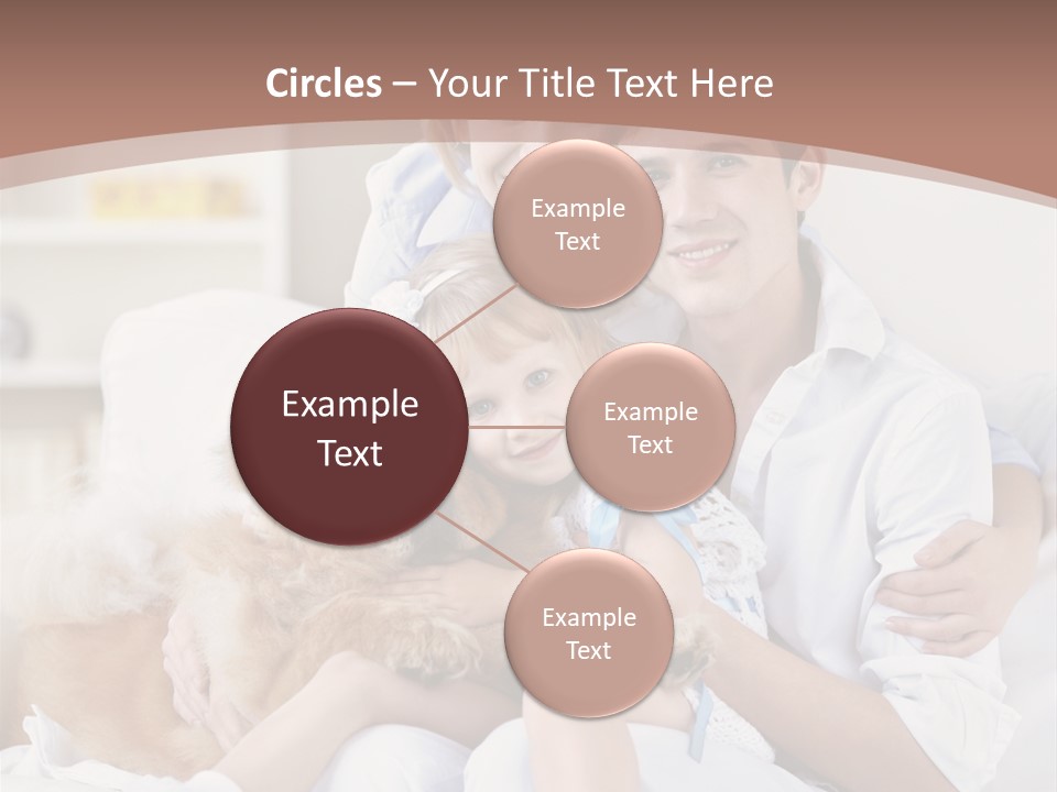 Smiling Happiness Girl PowerPoint Template