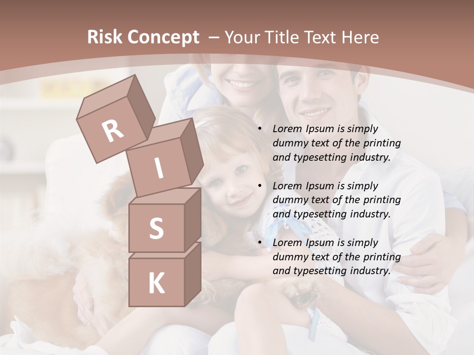 Smiling Happiness Girl PowerPoint Template