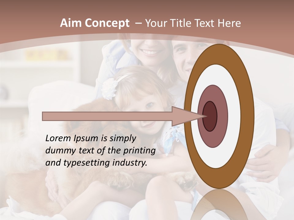 Smiling Happiness Girl PowerPoint Template