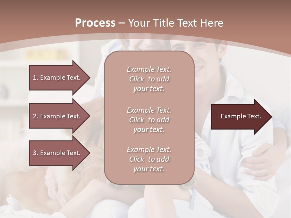 Smiling Happiness Girl PowerPoint Template