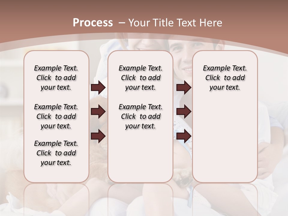 Smiling Happiness Girl PowerPoint Template