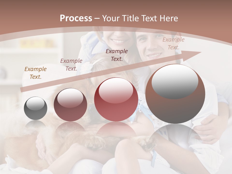 Smiling Happiness Girl PowerPoint Template