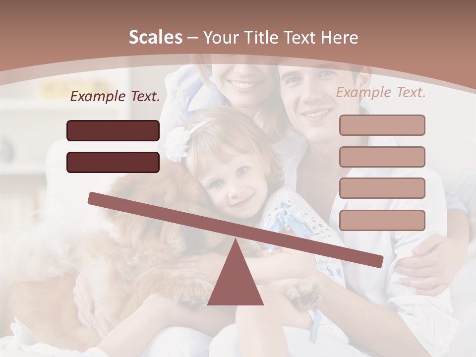 Smiling Happiness Girl PowerPoint Template