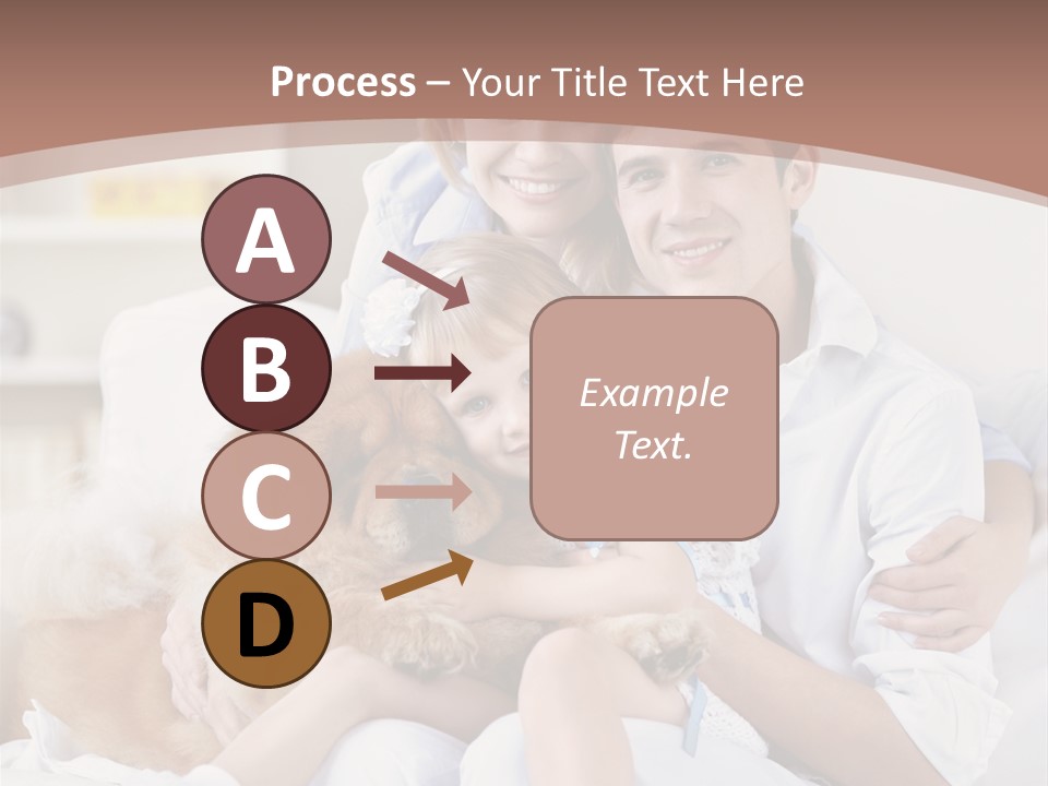 Smiling Happiness Girl PowerPoint Template