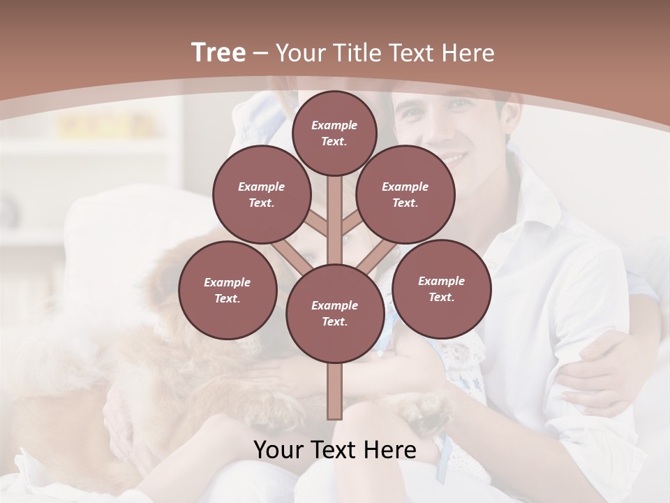 Smiling Happiness Girl PowerPoint Template