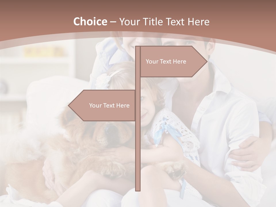 Smiling Happiness Girl PowerPoint Template