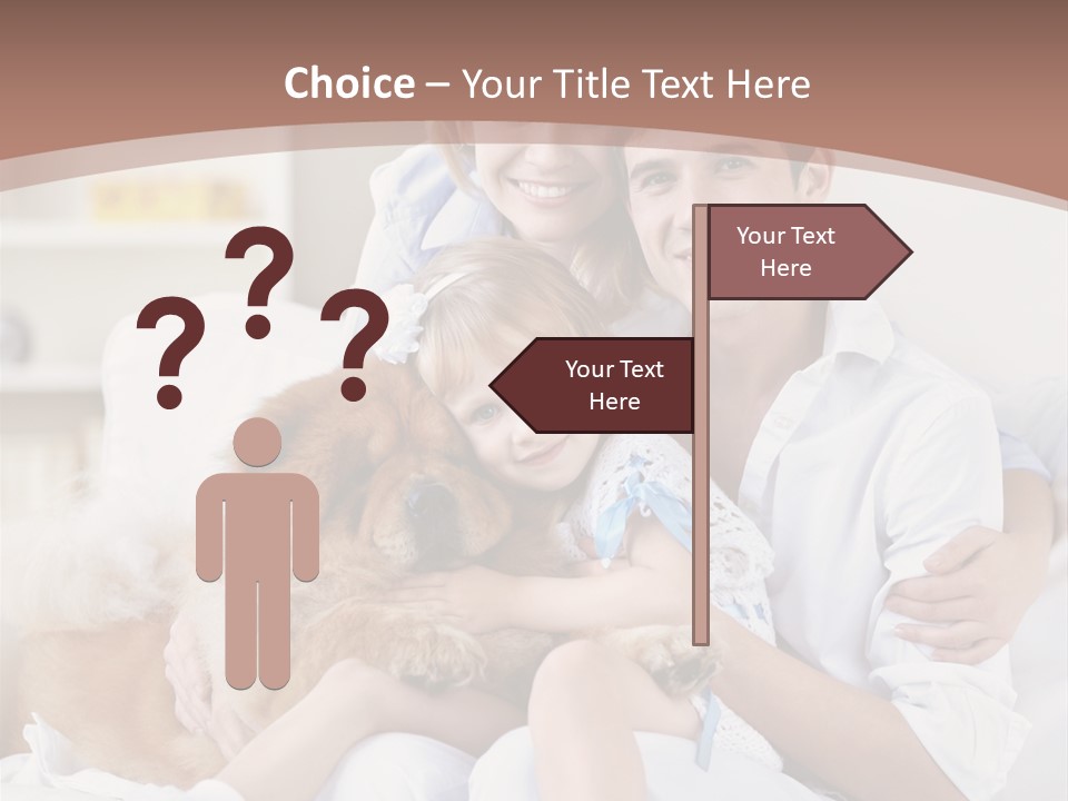 Smiling Happiness Girl PowerPoint Template