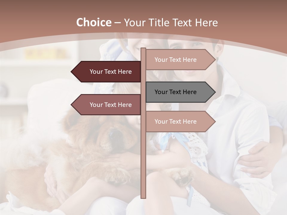 Smiling Happiness Girl PowerPoint Template