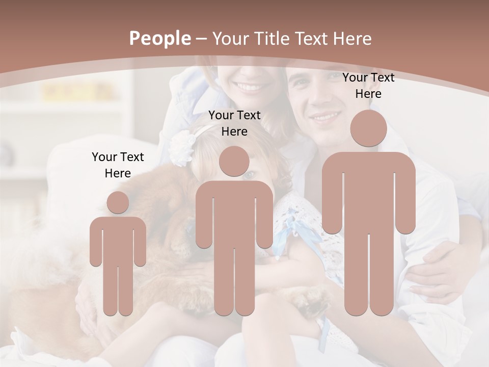 Smiling Happiness Girl PowerPoint Template