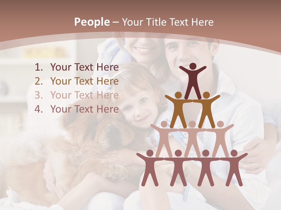 Smiling Happiness Girl PowerPoint Template