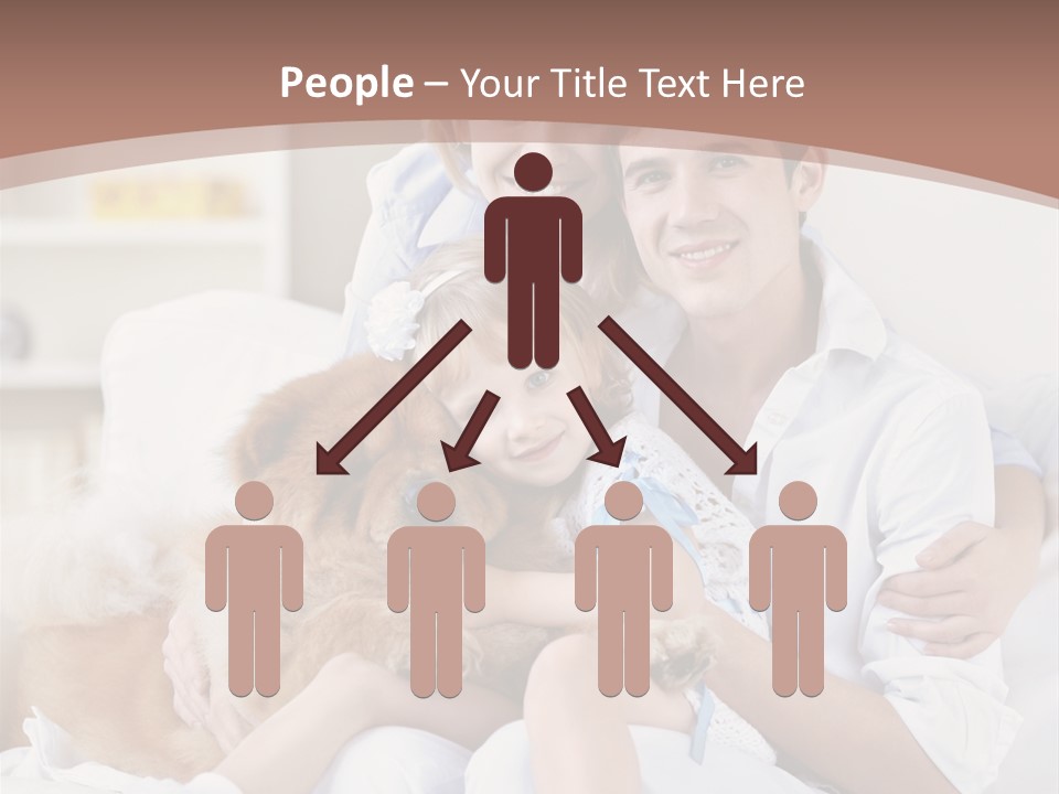 Smiling Happiness Girl PowerPoint Template