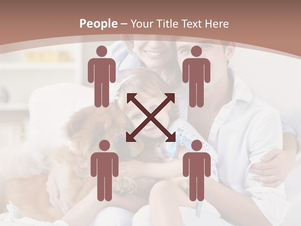 Smiling Happiness Girl PowerPoint Template