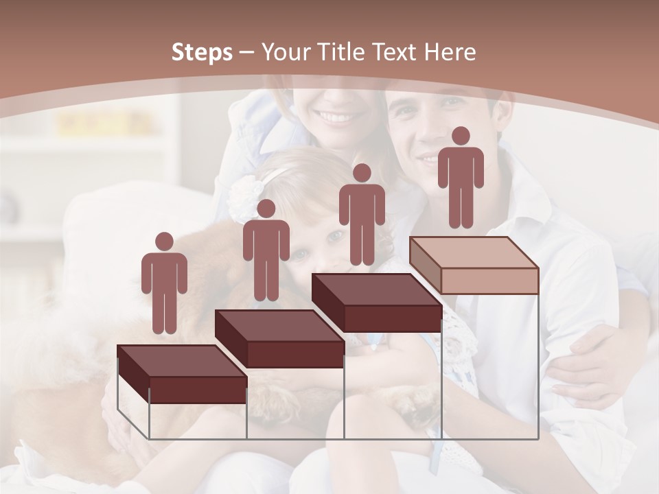 Smiling Happiness Girl PowerPoint Template