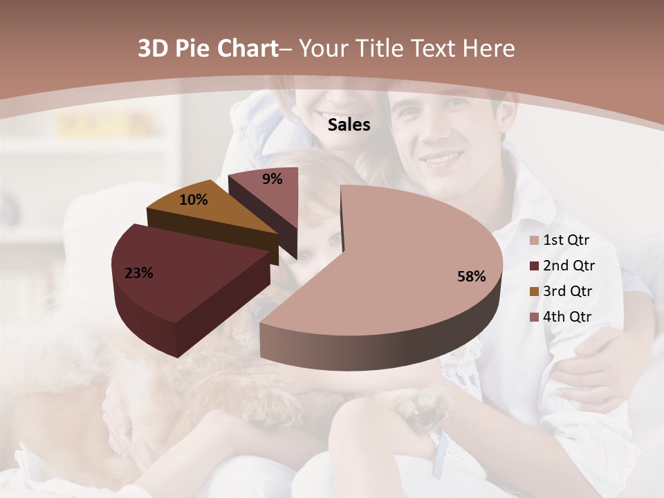Smiling Happiness Girl PowerPoint Template