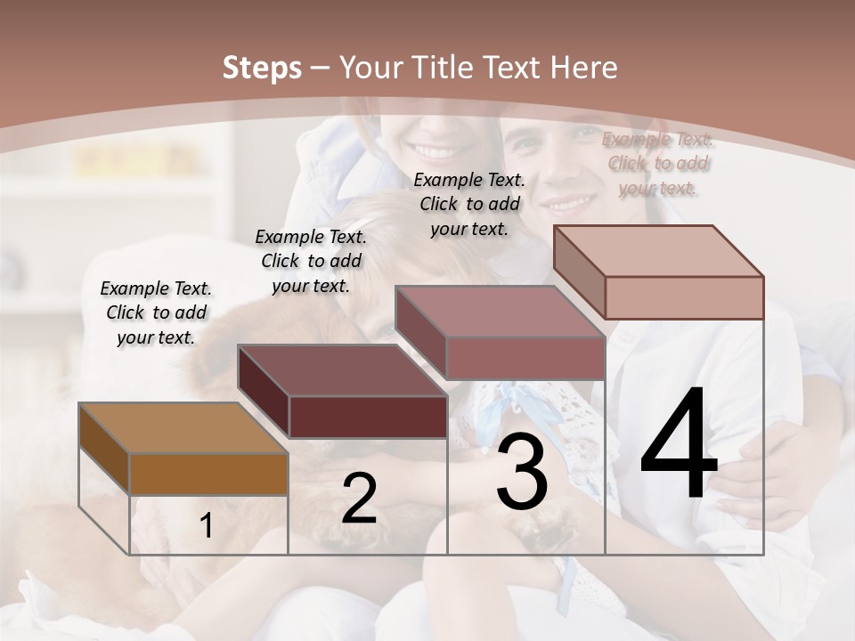 Smiling Happiness Girl PowerPoint Template