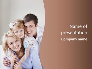 Family Home Offspring PowerPoint Template