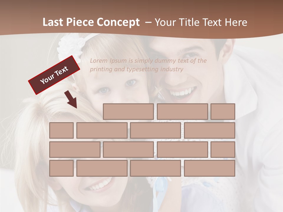 Family Home Offspring PowerPoint Template