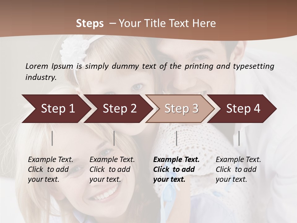 Family Home Offspring PowerPoint Template