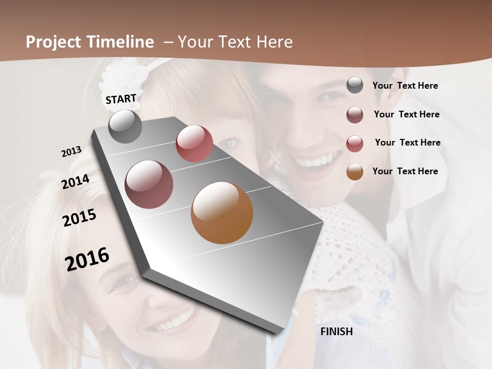 Family Home Offspring PowerPoint Template