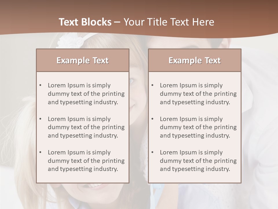 Family Home Offspring PowerPoint Template