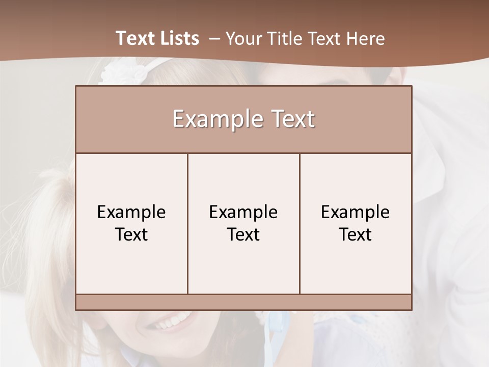 Family Home Offspring PowerPoint Template