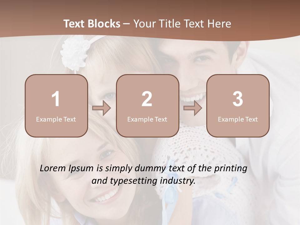 Family Home Offspring PowerPoint Template