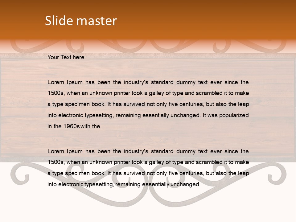 Product Signboard Classic PowerPoint Template