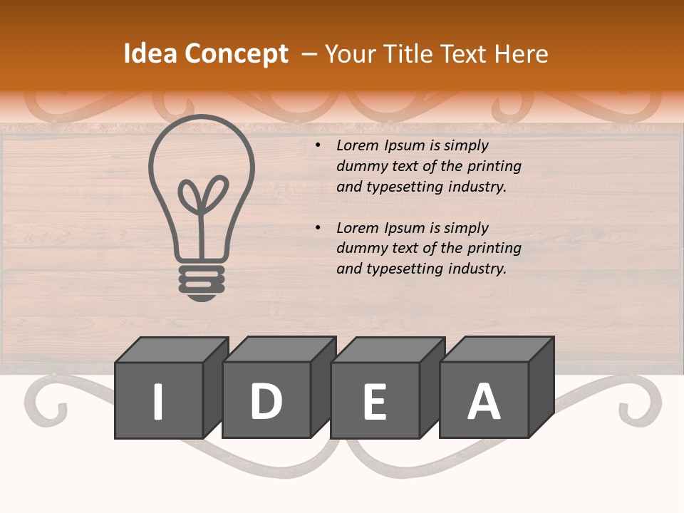 Product Signboard Classic PowerPoint Template