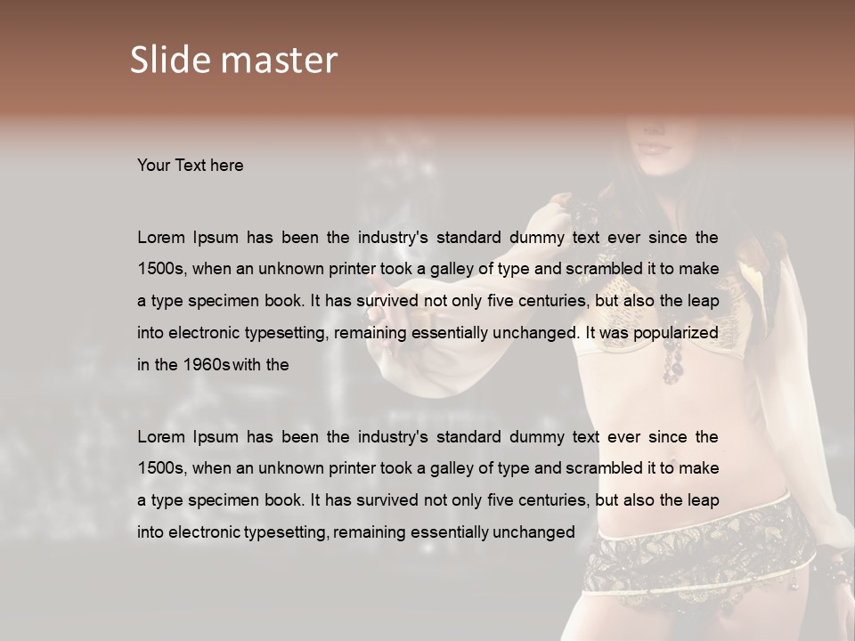 One Elegance Clubbing PowerPoint Template