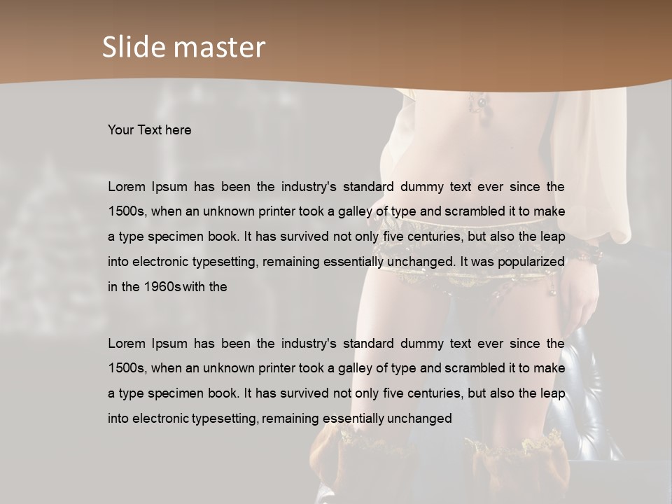 Girl Fun Fashion PowerPoint Template