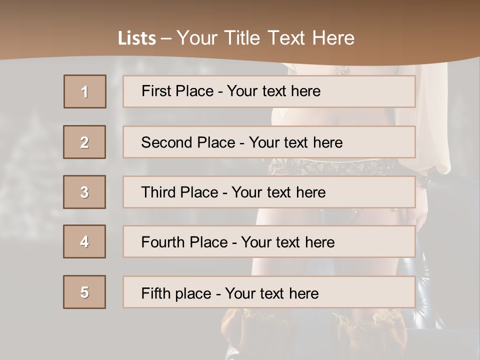 Girl Fun Fashion PowerPoint Template
