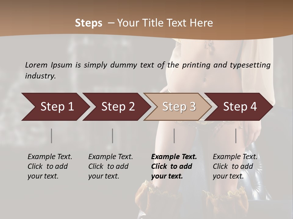 Girl Fun Fashion PowerPoint Template