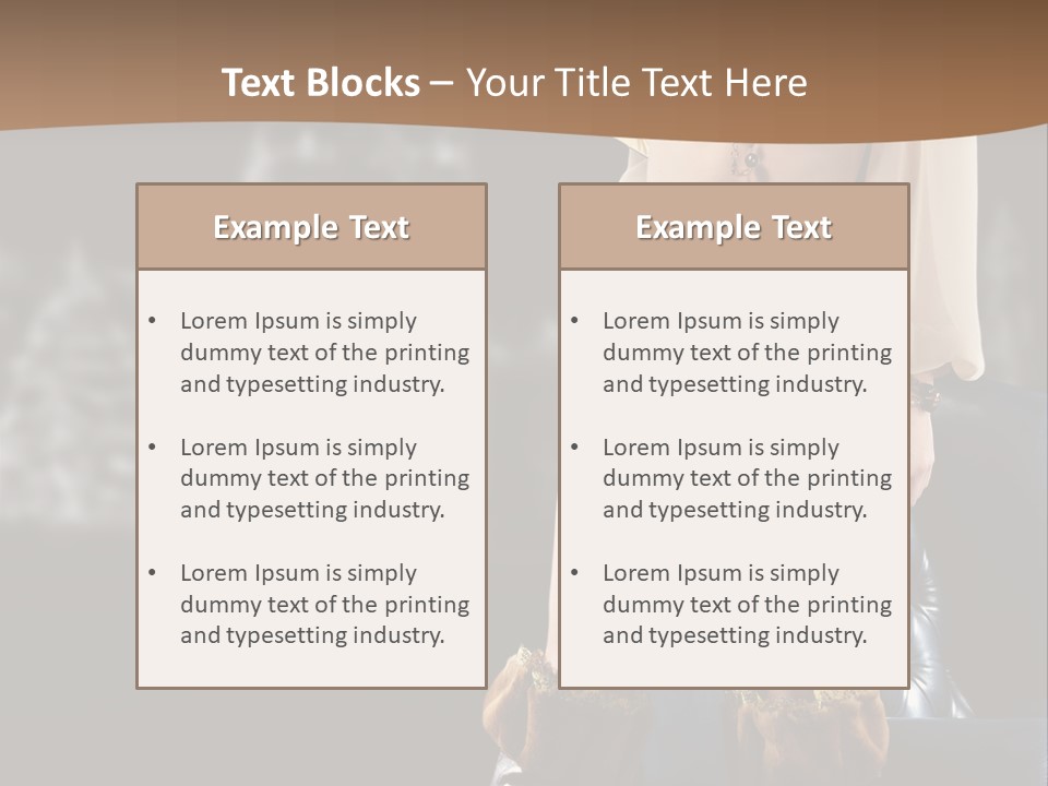 Girl Fun Fashion PowerPoint Template