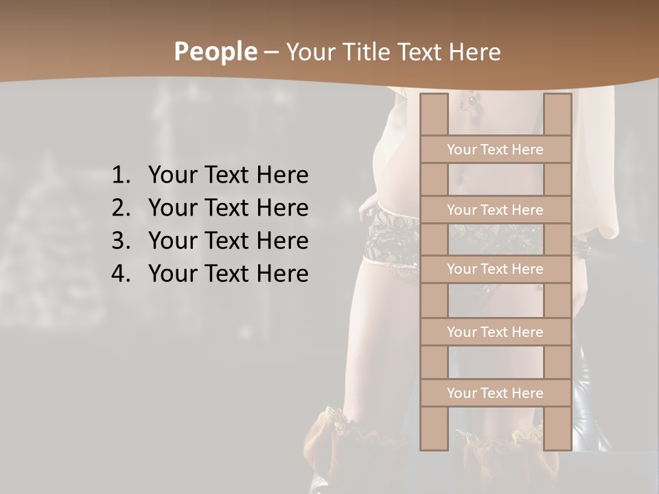 Girl Fun Fashion PowerPoint Template