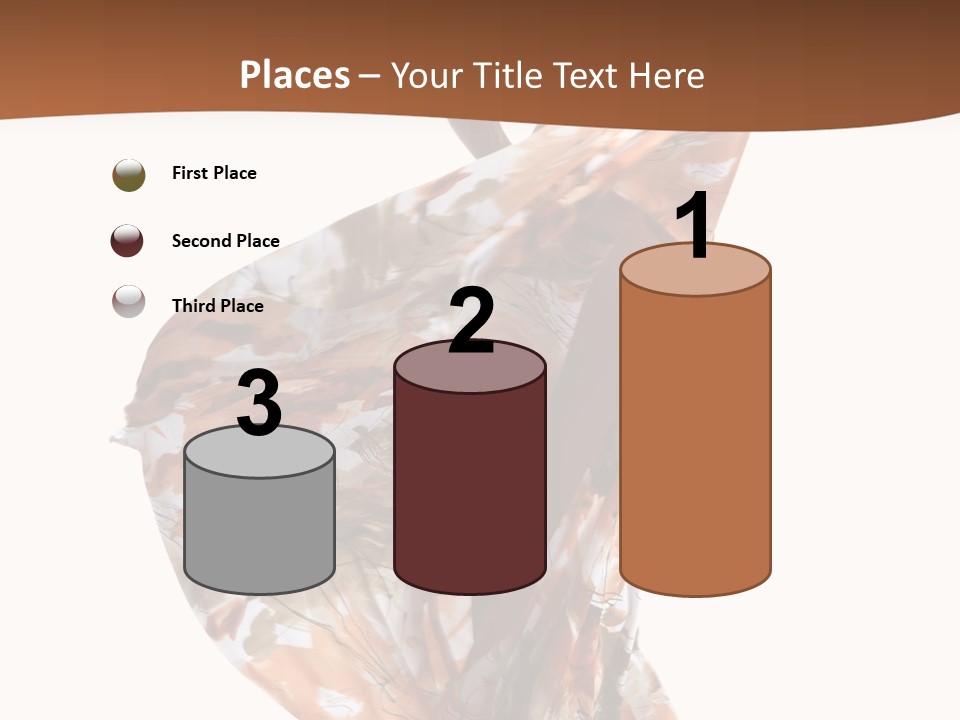 Wearing Young Dress PowerPoint Template