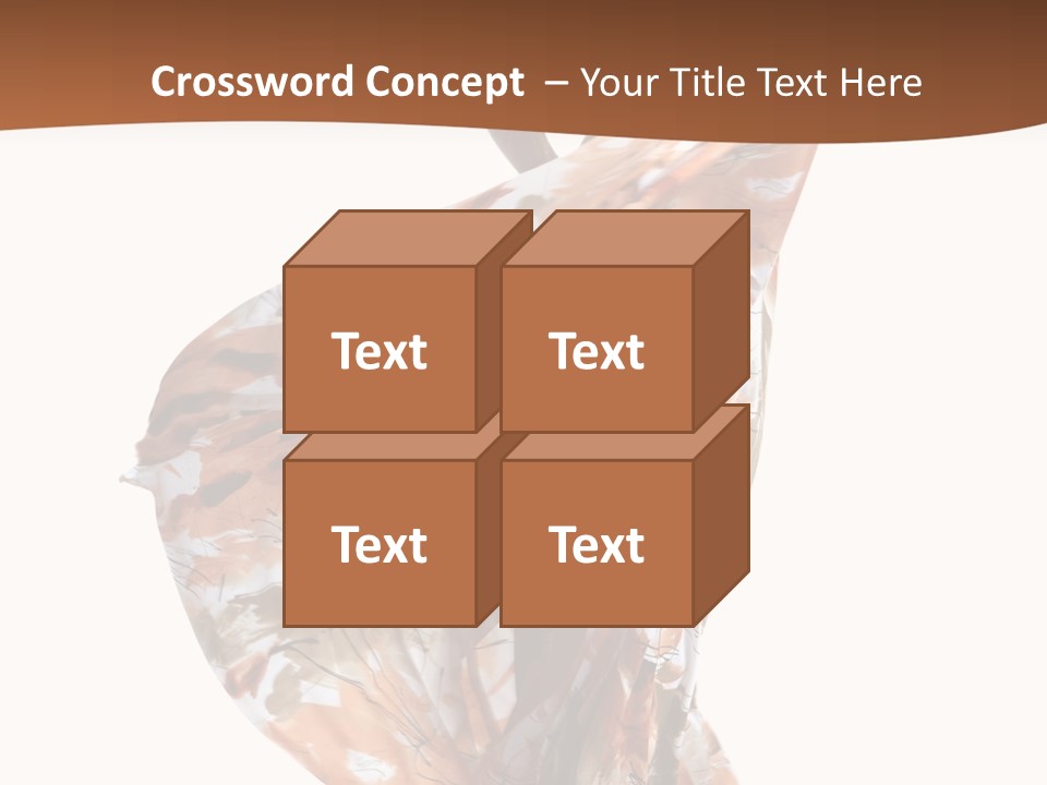 Wearing Young Dress PowerPoint Template