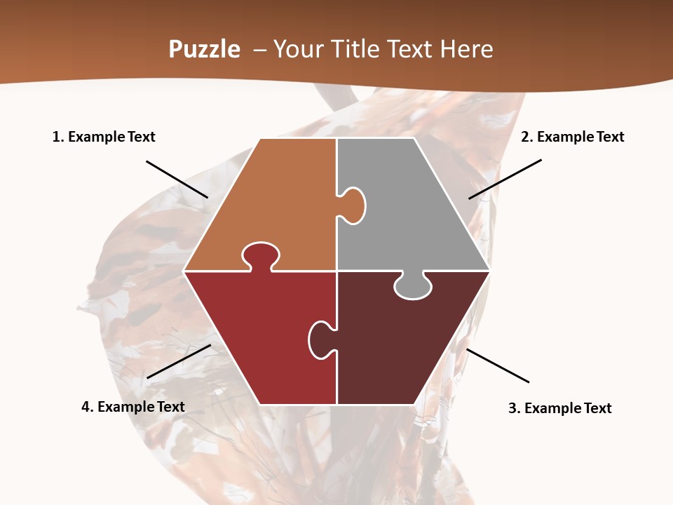 Wearing Young Dress PowerPoint Template