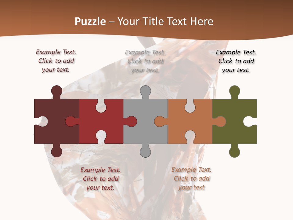 Wearing Young Dress PowerPoint Template