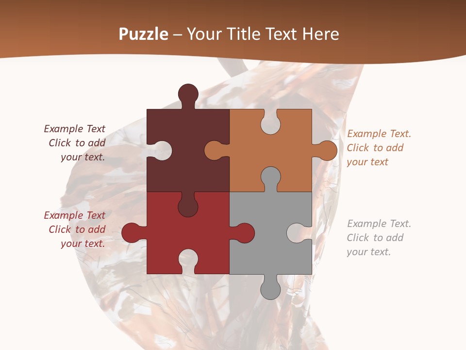 Wearing Young Dress PowerPoint Template