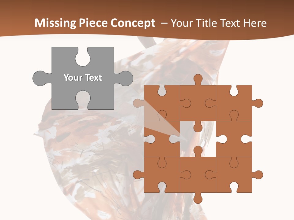 Wearing Young Dress PowerPoint Template