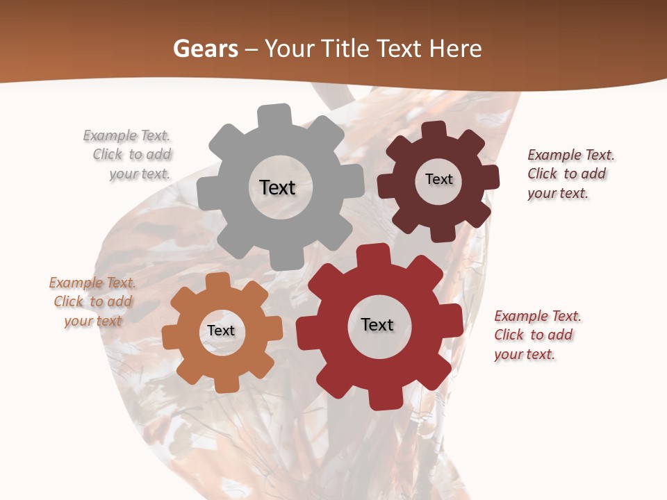 Wearing Young Dress PowerPoint Template