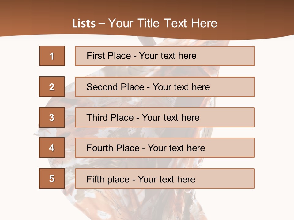 Wearing Young Dress PowerPoint Template
