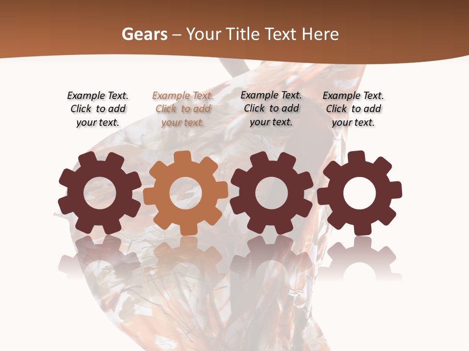 Wearing Young Dress PowerPoint Template